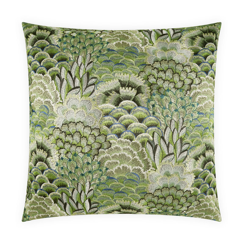 Milla Square Pillow Cover & Insert, Square 20", Clover