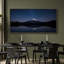 «Mount Fuji Reflection in Lake at Night», art mural sur toile - Photographie de montagne tranquille pour un décor contemporain ou minimaliste-116517430-116517431