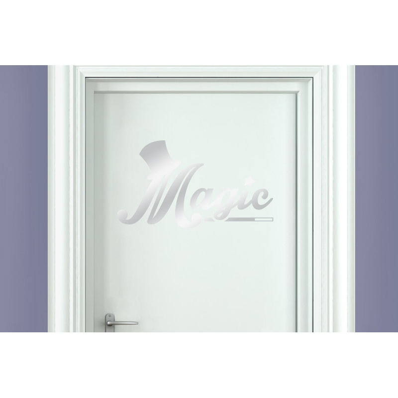 Wall Decal, Shiny Silver