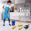 Bamboo Floor Cleaning Set