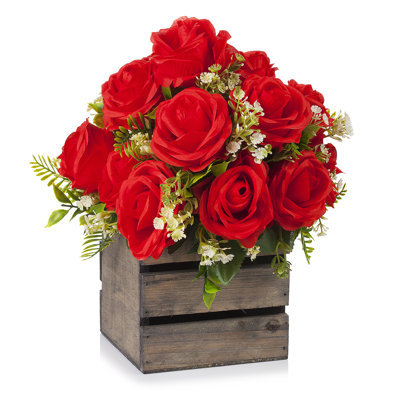 Rose Arrangement in Planter