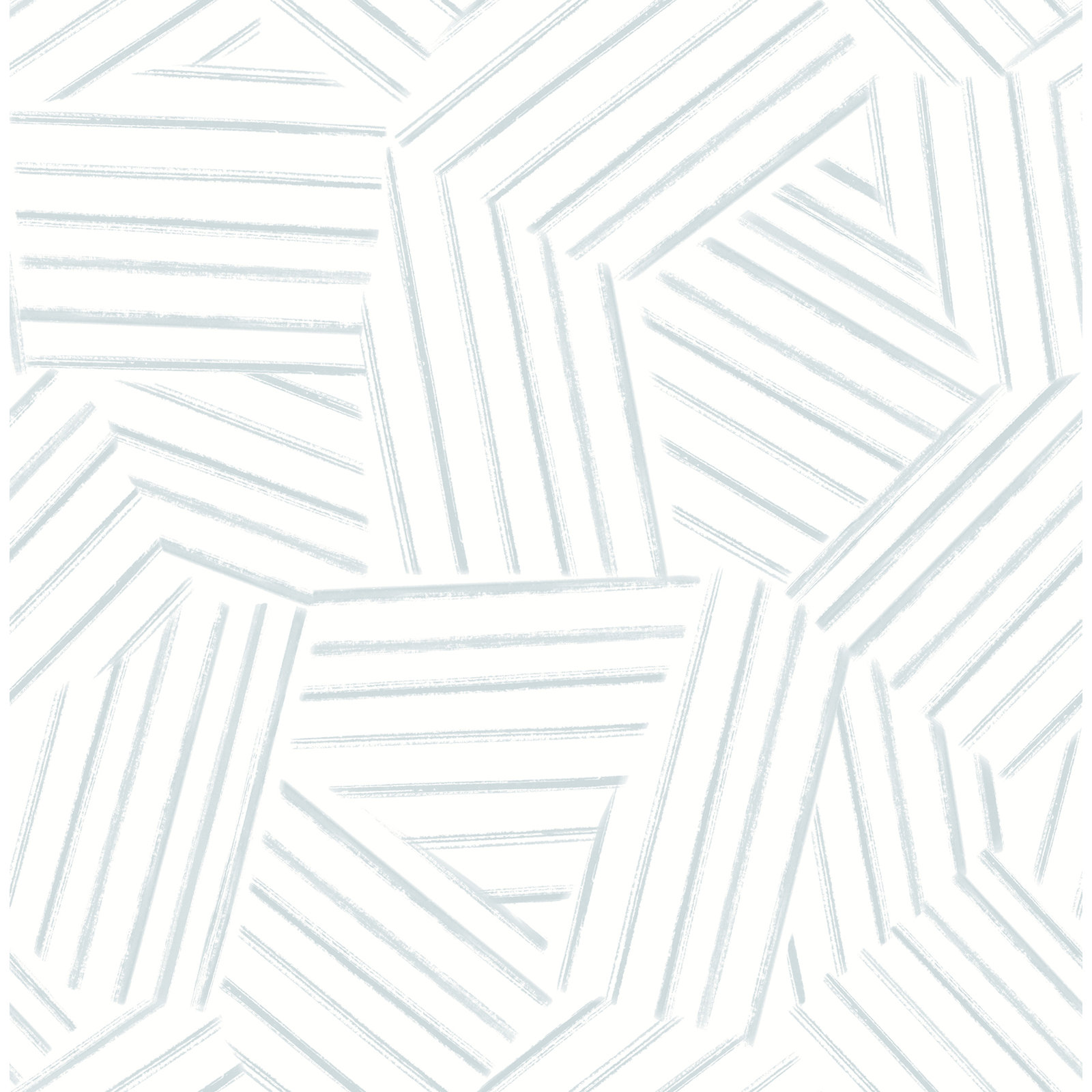 Molly Modern Geometric Wallpaper, Blue