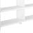 30" White Wood Two Shelf Bookcase-1556346832