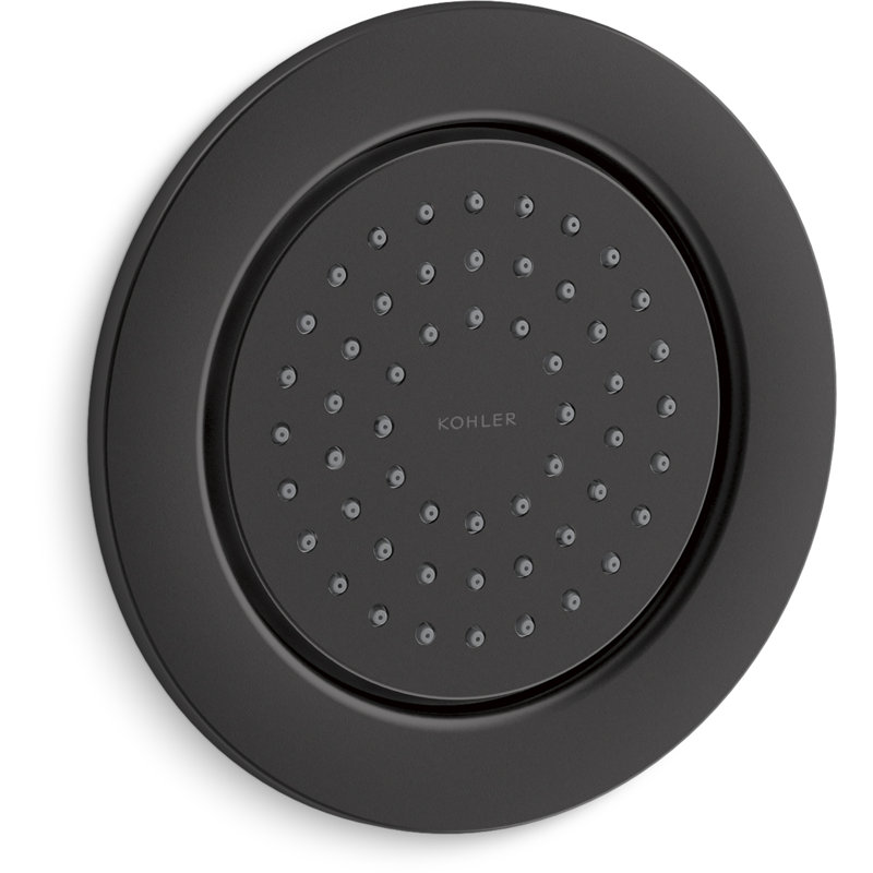 Vaporisateur pour le corps à 54 buses avec jet apaisant WaterTile, Noir mat