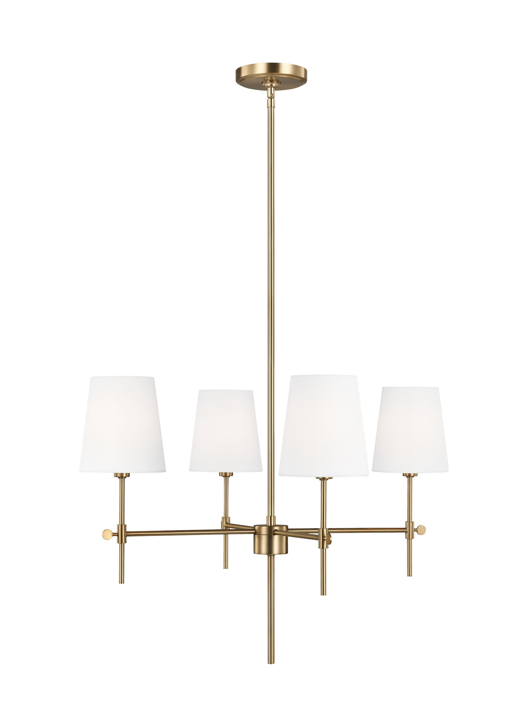 Baker 4-Light Chandelier | Elegant Lighting Solution