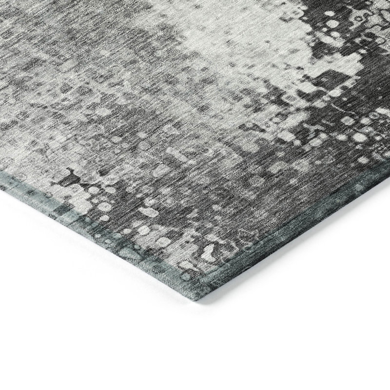 Machine Washable Indoor/Outdoor Brenden ACN2242 Abstract Rug, Rectangle 10' x 14'