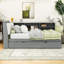 Lit plateforme en bois avec lit gigogne simple Harlow-1179627668-1179627670