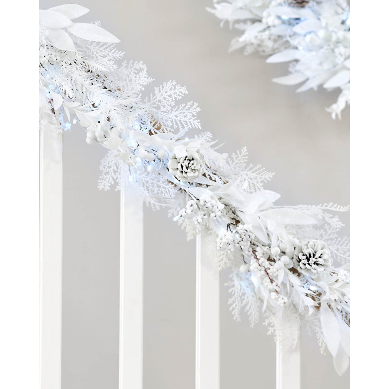 70cm Lighted Faux Garland with Lights