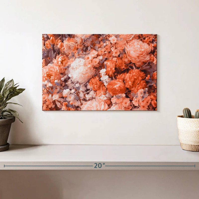 Harnek allure de fleur de pantone, H 8 po x l 12 po