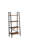 Walnut Solid Wood 5 Tier Bookshelf, Modern Bookcase For Small Living Room & Office Spaces, 23 In W X 13 D 52 H Bookshelf Wood, Areas, 22.75In 12.71In 52.87In-123478942