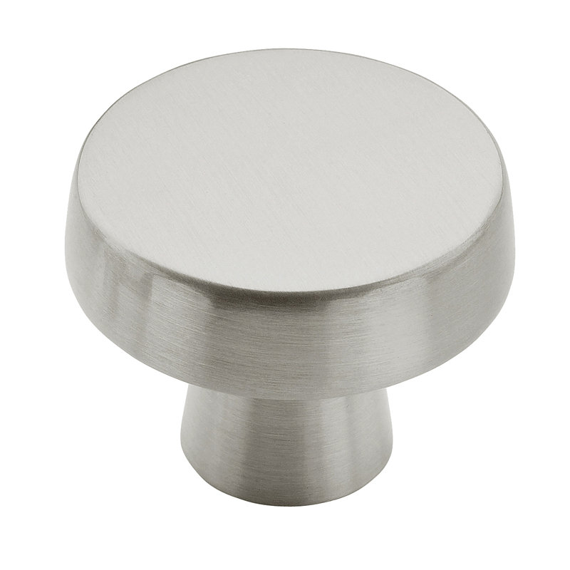 Bouton d'armoire en nickel satiné 1-5 / 16 pouces (33mm) Blackrock, Nickel satiné, 1 5/16"