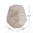 Outdoor/Indoor Concrete Side Table, Hexagonal Round Travertine Accent Table With Durable And Stylish Design