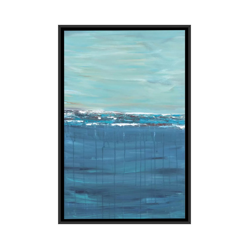 Keep Keep par Sofia Veysey - Impression sur toile tendue sur châssis, H 60 po x l 40 po x P 1,5 po, Toile encadrée noire