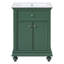 Meuble-lavabo Château de 24 po avec tiroir basculant pour petites salles de bain-134043745