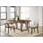 2pc Mid-century Brown Warm Wood Finish Curved Chairs with Upholstered Seat Back for Comfortable Dining