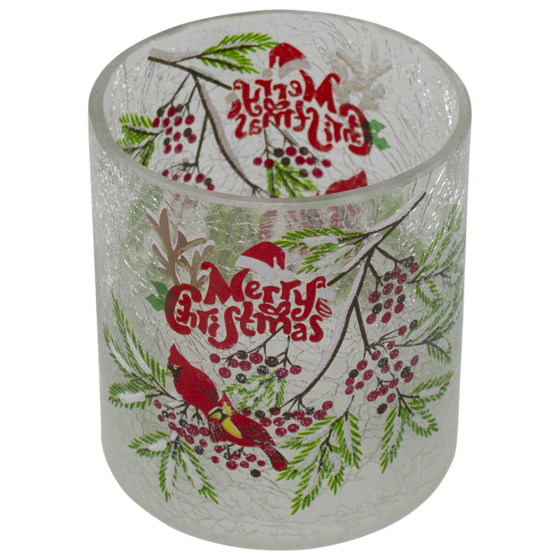 8'' H Glass Tabletop Candle Accessories
