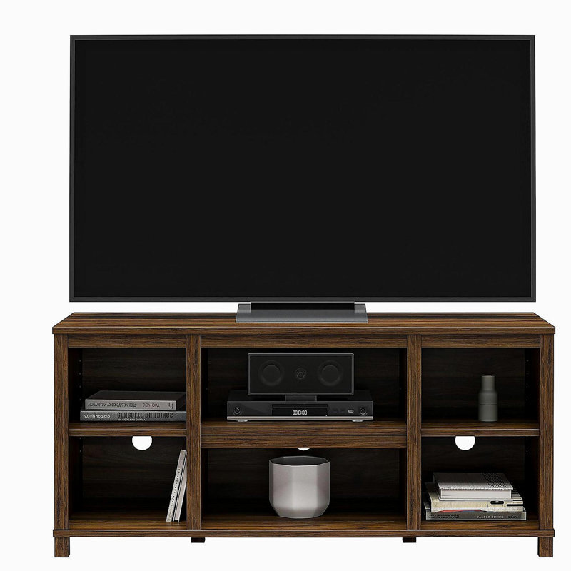 Meuble télé pour téléviseur de 50 po ou moins, Noyer