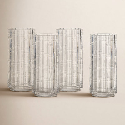 Mahalo Ribbed Highball Glass