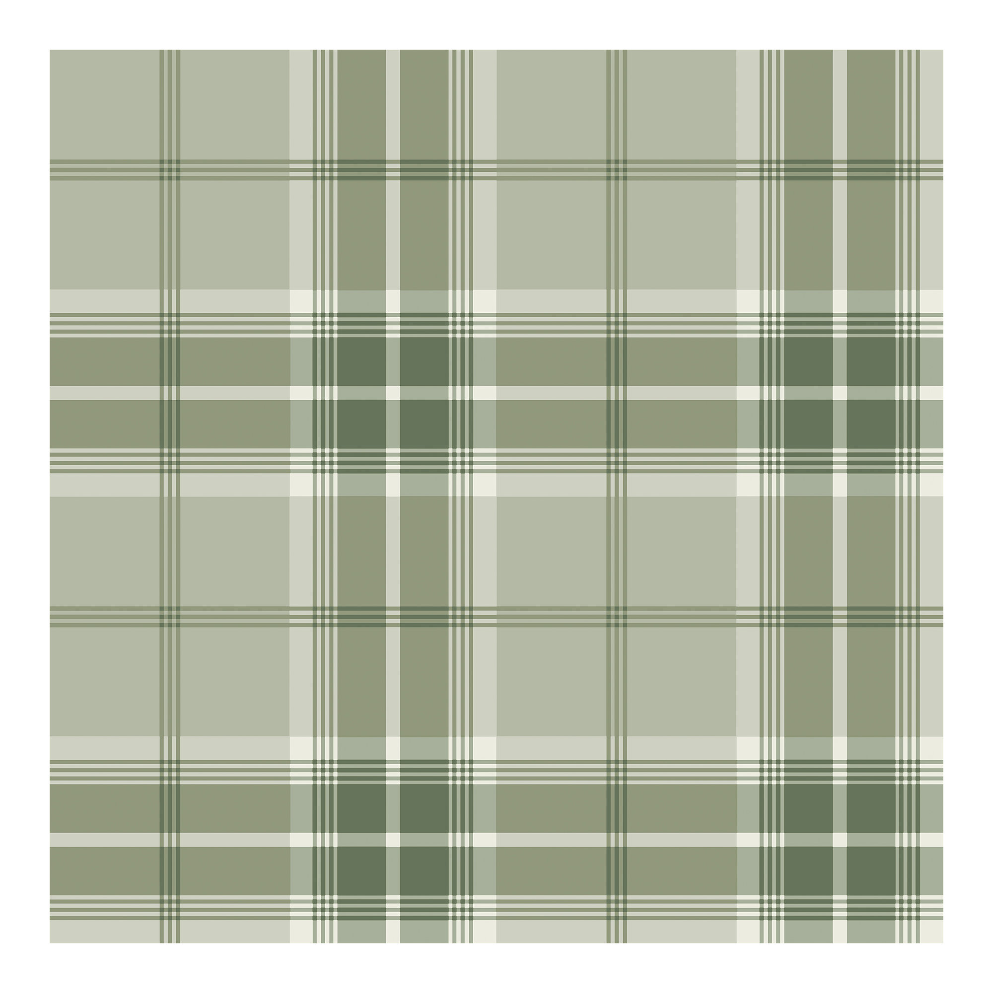 Plaid Wallpaper, Green