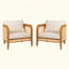 Chaise avec accoudoirs de patio Kirkby