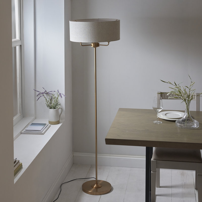 Landover 3-Light Floor Lamp, Gold