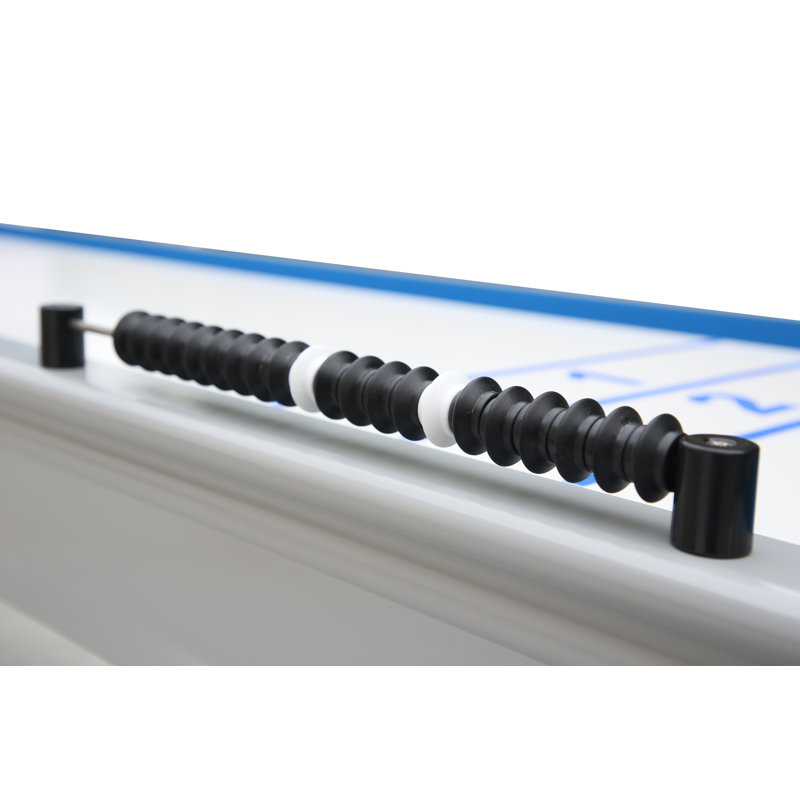 Playcraft 12' Aluminum Outdoor Shuffleboard Table with Electric Blue Accent