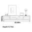 Black walnut solid wood TV cabinet-108068366