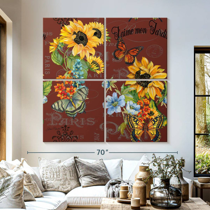 Harnek Jaime Mon Jardin, 57" H x 57" W