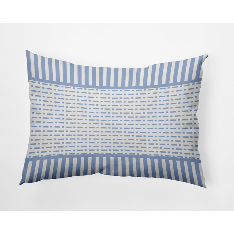 Coussin décoratif réversible rayé intérieur / extérieur Stripe A Balance, Peri rayé
