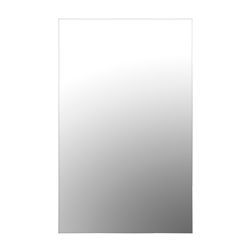 Howliet Wood Wall Mirror, White