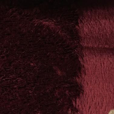 Tissu velours Cozy-Angel, Vin