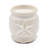 7.5X2.5X2.5" Three-Cup Tealight Holder&Tray,White
