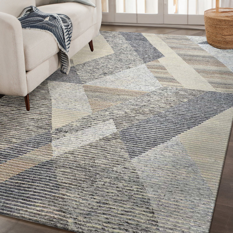 Geometric Area Rug, Rectangle 10' x 14'