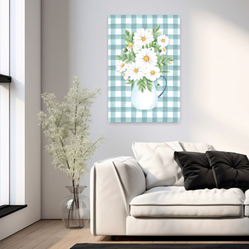 «Daisies For You», marguerite contemporaine, H 36 po x l 24 po