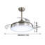 Ceiling Fan with LED Lights-589760727