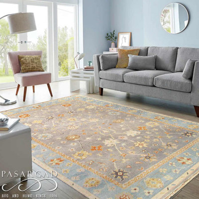 Kyles One-of-a-Kind 6' X 9' Lamb's Wool Area Rug Gray