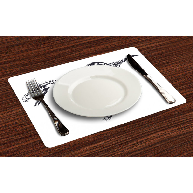 Polyester Abstract Rectangle Placemat