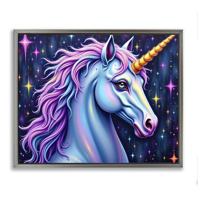 Star Dancer Unicorn Floating Frame, design by Tabz Jones