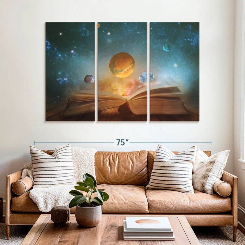Oberle Galaxy Book, 42" H x 65" W