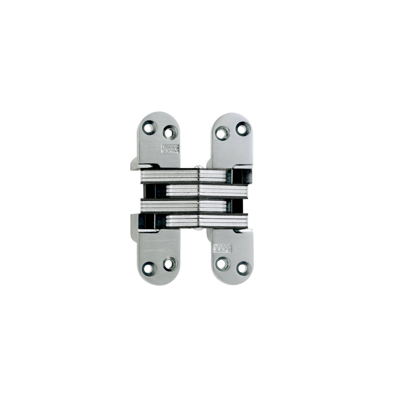 Modèle Soss 218 pour portes de 1 3/4 po d'épaisseur, résistant au feu de 20 minutes, Chrome satiné