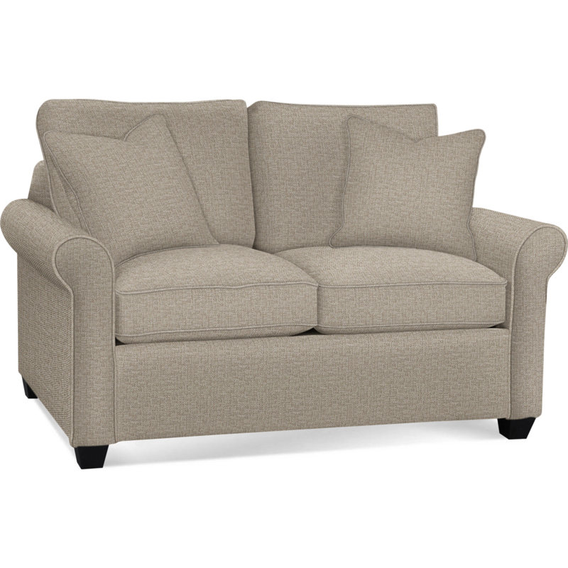 Park Lane Upholstered 73'' Sofa, Black, Gel Memory Foam Mattress, Blue Chenille/Velvet Solid; 0809-63