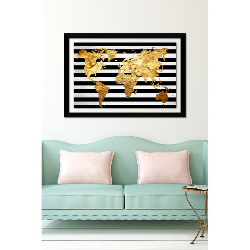 «Solid Gold 2», impression, H 27,5 po x l 39,5 po, Encadré acrylique, Tapis transparent