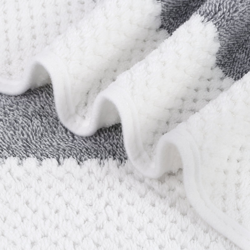 Ensemble de serviettes de bain 2 pièces Fehmarn, gris