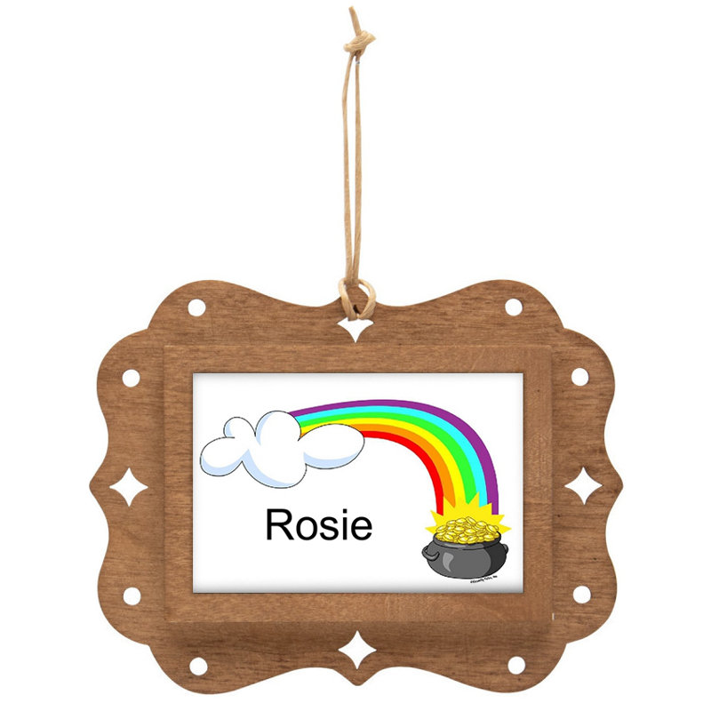 Personalized Rainbow Key Chain