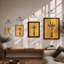 Gentle Giraffe Modern - Framed Print-1818282187-1818282230