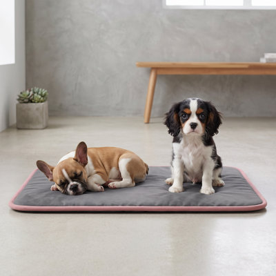 CalmNest Grey Thermoregulating Pad Dog Bed