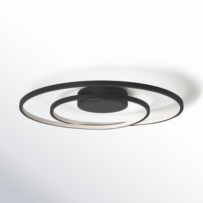 Ayers Single Light Metal LED Flush Mount