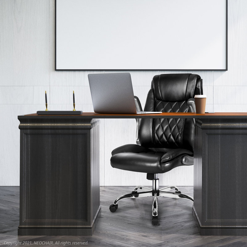 Fauteuil de direction de bureau, Noir