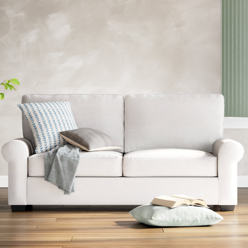 Canapé-lit Porter, Chenille Nompton Snow Crypton®