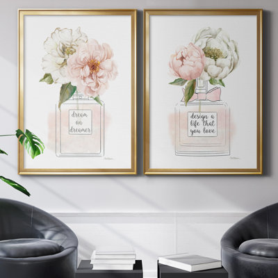 Floral Fragrance I - Ensemble de 2 reproductions d'art